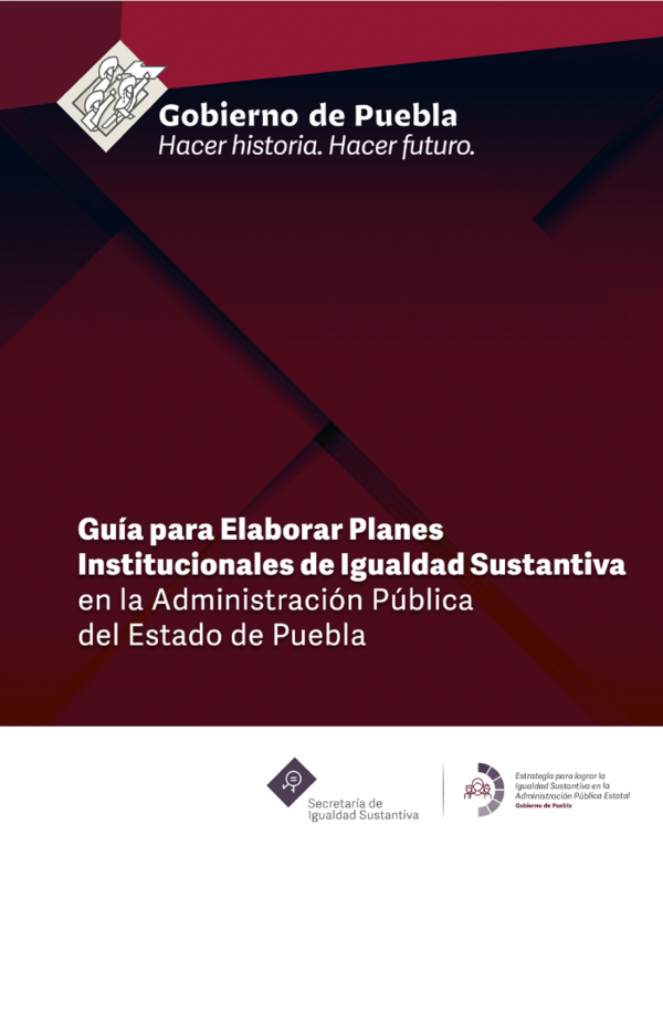 Guía para Elaborar Planes Institucionales de Igualdad Sustantiva en la Administración Pública del Estado de Puebla